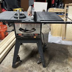 Craftsman 10 Inch Table saw