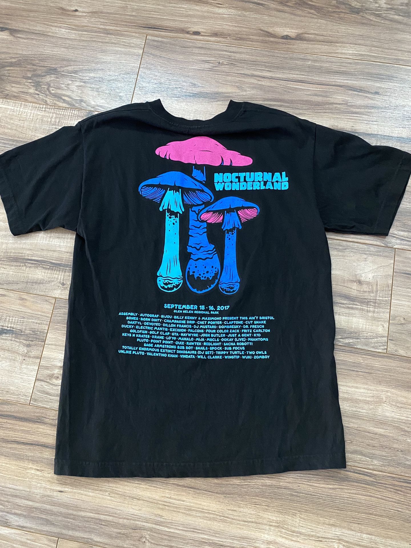 EDM Nocturnal Wonderland Rave Shirt Shrooms