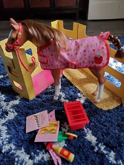 Play horse with accessories