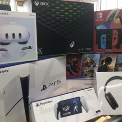 Ps5 Disc Xbox X Nintendo Switch Oculus Quest3 New No Credit Needed Pay Down Only