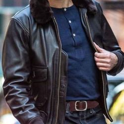  Classic Naval Aviator Jacket $780 New