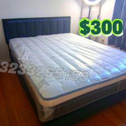 Queen Size Bed And Mattress 