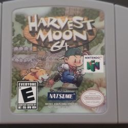 Harvest Moon 64 Nintendo 64 N64 Video Game Cartridge 
