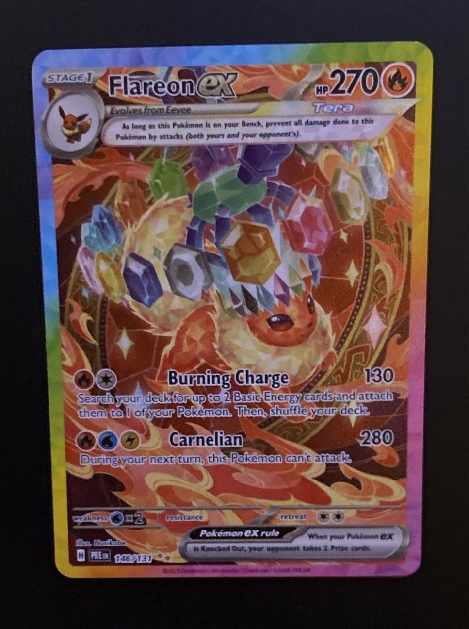 Pokémon Flareon Ex