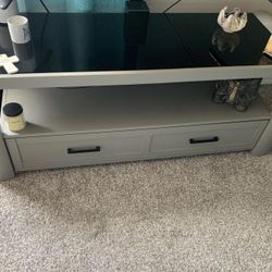 Gray TV Stand 