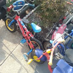 Kids Bicycle Scooter And Tricycle 