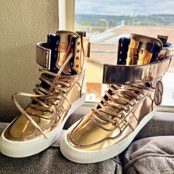 Very Exclusive Radii Rose Gold Patent Leather Shoes
