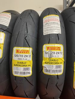 Pirelli Diablo Supercorsa SP V4 Tire Combo motorcycle tires new