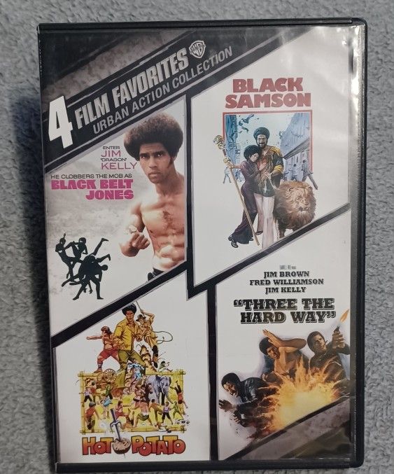 Jim Kelly 4 Movies DVD Action Martial Arts Karate Black Belt 2 Disc