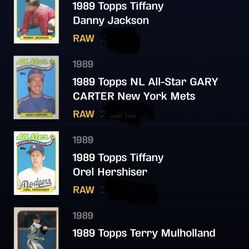 ⭐️⭐️⭐️1989 Topps “ALL STAR” Lot ⭐️⭐️⭐️