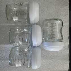 Set Of 4 PHILLIPS AVENT glass 4oz