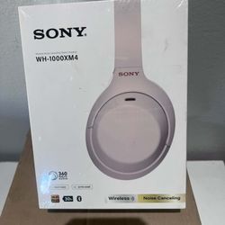 White Sony Wireless Noise Cancellation Headphones Sealed Never Been Open 