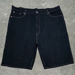 Levi’s 569 Men’s Dark Blue Denim/Jean Straight Leg Shorts (Jorts)