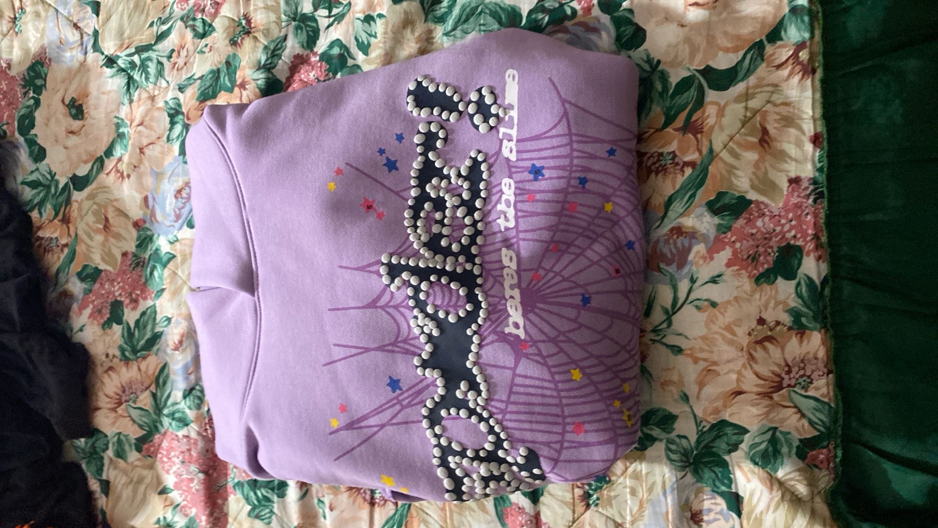 Sp5der Acai Hoodie Purple