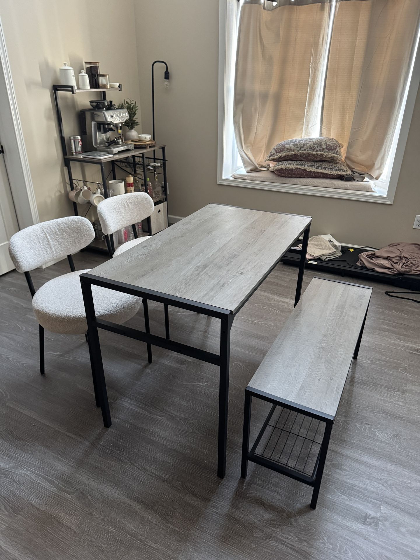 Dining Table With Chairs And Bench