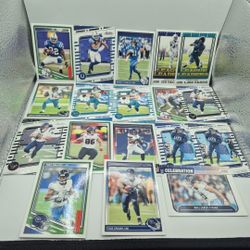 AFC South Football Cards (18) CJ Stroud, Jonathan Taylor, Trevor Lawrence
