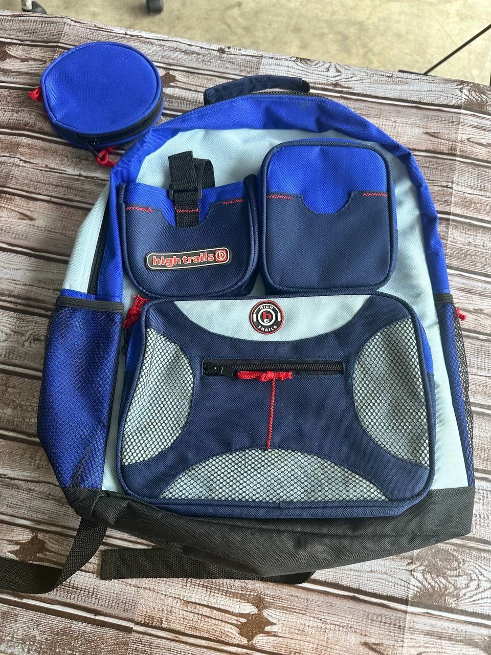 Backpack Large School Hiking Travel Baby Blue