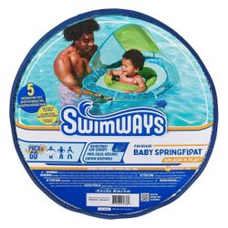New Swimways Sun Canopy Baby Premium Spring Float  Splash N Play Sun Cover Protector Pool Beach Swimming 
