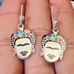 New 925 Sterling Silver Frida Kahlo Made In Mexico 