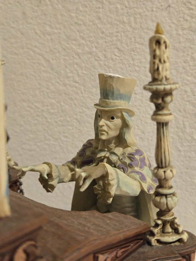 Disney Traditions Jim Shore The Haunted Mansion Organ Player Statue Light-up Version Collectible Figurine