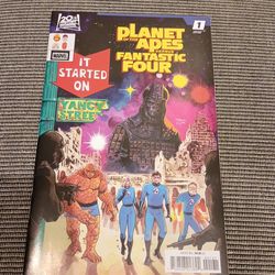 PLANET OF THE APES vs  FANTATASTIC FOUR #1 - PERALTA HOMAGE VARIANT COVER - 2026
