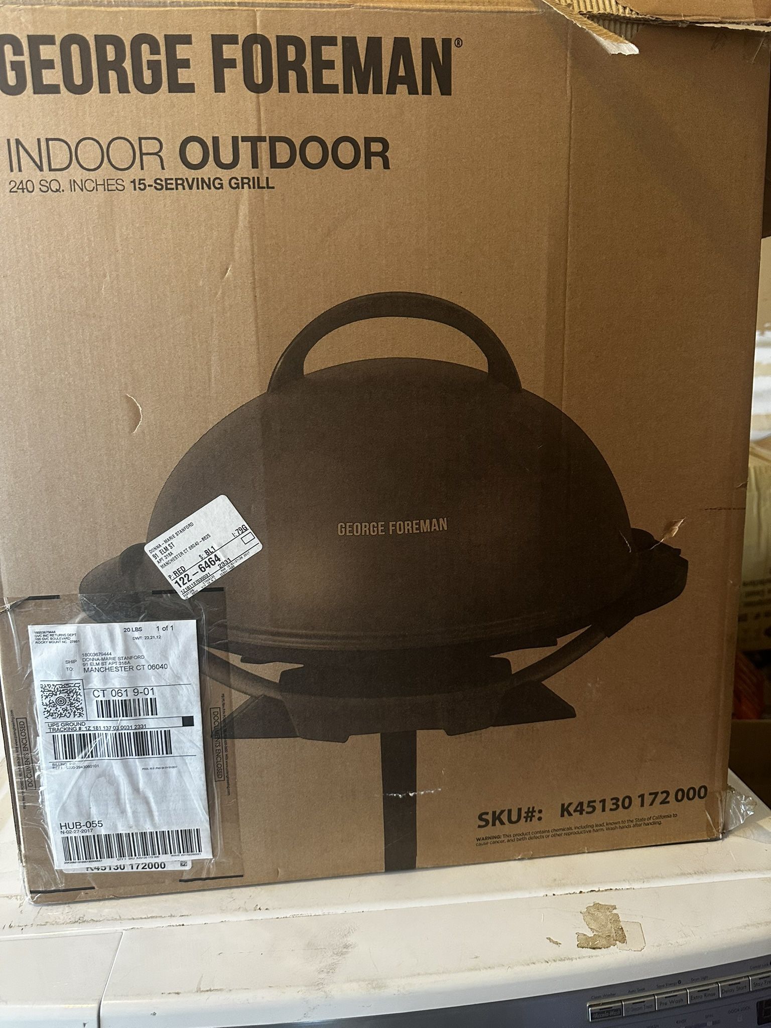 Indoor/Outdoor grill