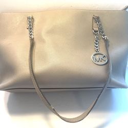 Michael Kors Taupe/Mushroom Tote 