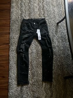 purple jeans