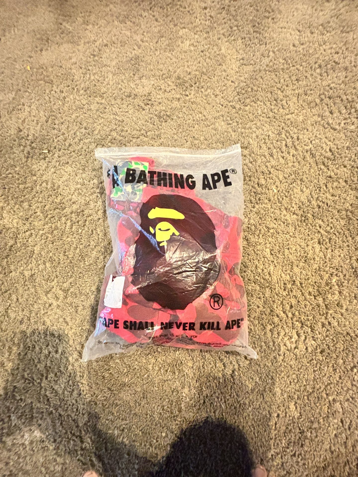 Red Bape Zip Up