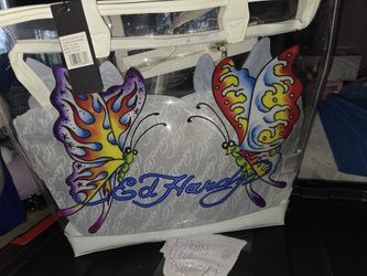 Ed Hardy Clear Tote Brand New With Tags .