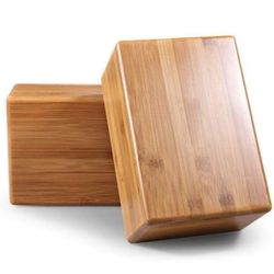 New Bamboo Yoga Block 2 Pieces