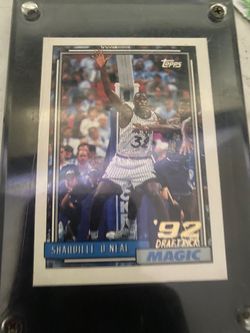 Shaquille O’Neal 92 DRAFT PICK CARD￼