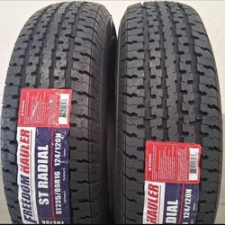 ( 2 TIRES ) 235/80R16 FOR TRAILER  10 PLY