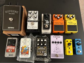 Guitar pedal lot - Boss JHS DOD TC EHX