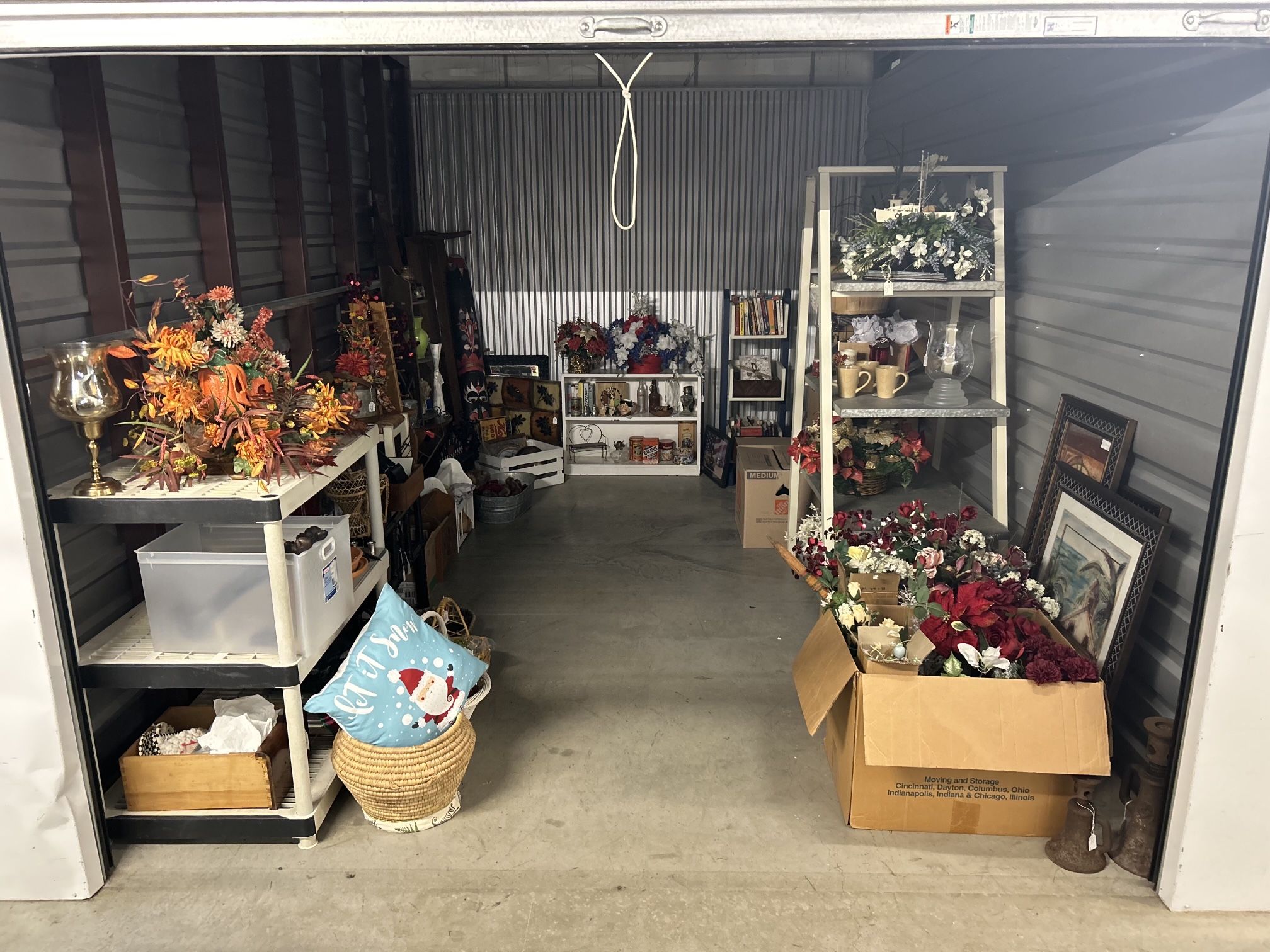 Full Storage Unit For Sale Vintage Antique Home Goods Shelving Furniture Toys MCM 