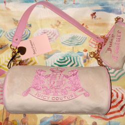 New Juicy Couture Scottie Dog Barrel Bag 