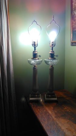 Vintage Berger Electric Lamps