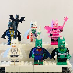 Batman Fantasy & Lantern Variants 6pc Minifigure Set LEGO Compatible