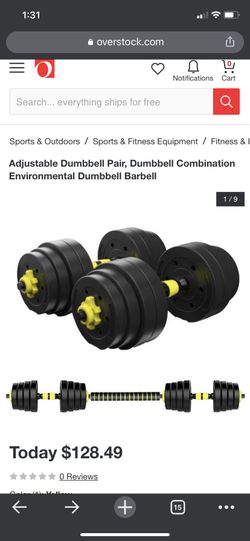 Adjustable Dumbbell Pair, Dumbbell Combination Environmental Dumbbell Barbell