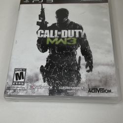 PS3 Call of Duty: Modern Warfare 3 MW3 video game 