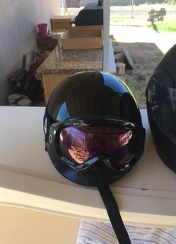 I sell 2 helmets and jacket in good condition all for $180