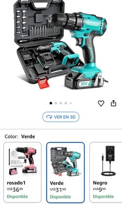 Drill with accesories