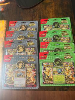 8 X Pokémon Mega Evolution Ascended Heroes Blister Packs