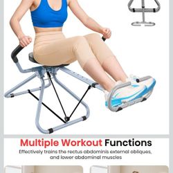 ZIWWVY AB SWING INFINITY - 3rd Gen Ab Machine, Eliminates Arm Fatigue, 360° Core Isolation, 300 LBS Capacity