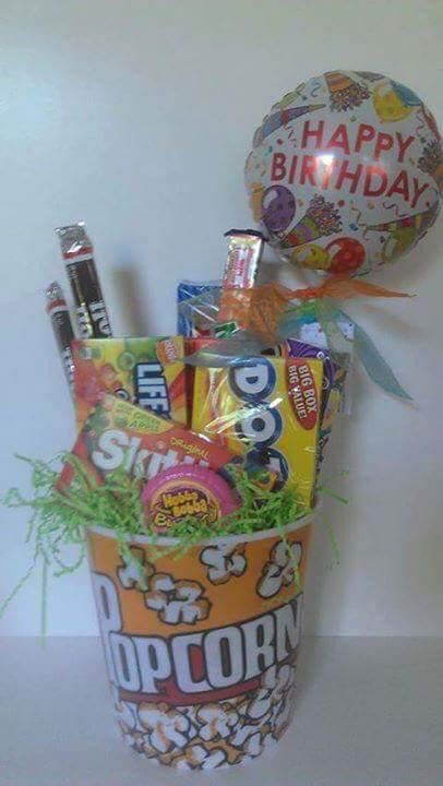 Birthday  Basket  Candy 