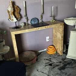 Wooden console table