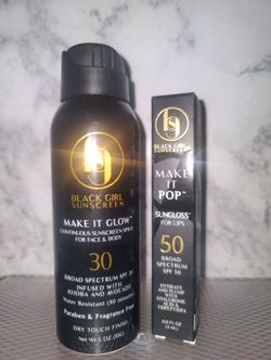 Brand NEW! ☀️   BlackGirl Sunscreen - Make It Glow & Make It Pop(((PENDING PICK UP TODAY)))