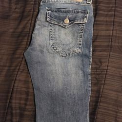 True Religion Rocco Relaxed Skinny Jeans 33x32