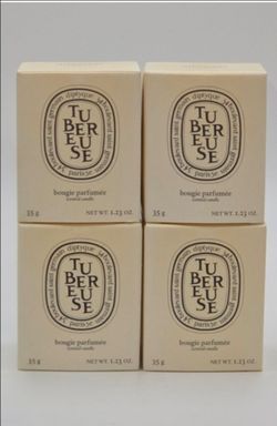 4 pcs Diptyque Perfume Candle (4)Tubereuse Scented Candle Set