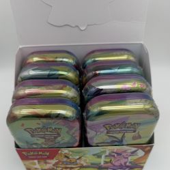 Prismatic Evolutions Mini Tin Display - New & Sealed Pokemon